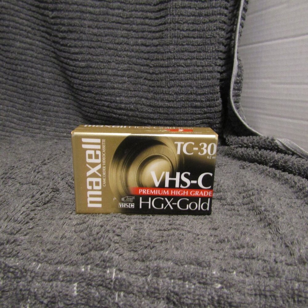 maxell vhs-c cassette Tape HGX-Gold